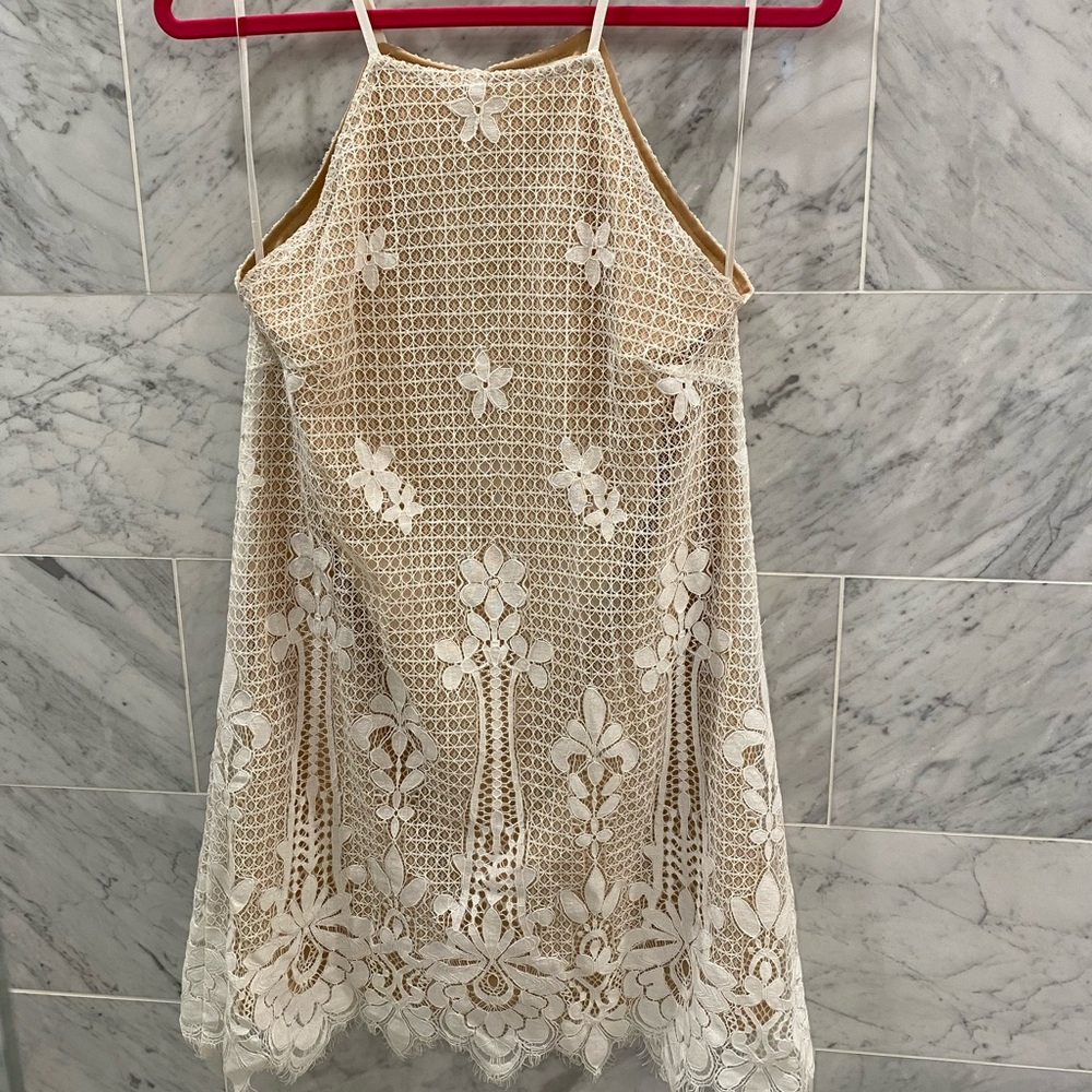 Francesca’s White Lace Dress
